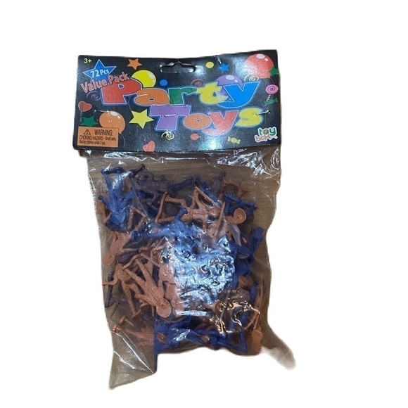 Native American Army War Recreation Pieces NEW 72 Piece Pack Kids Toy Figure - Picture 1 of 2